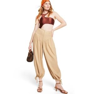 Fe Noel x target high rise pant khaki